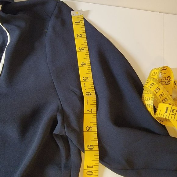 Banana Republic Blue Top Striped Button Down Shirt SP - Picture 8 of 10